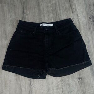 Signature Levis Strauss Black Jean Shorts